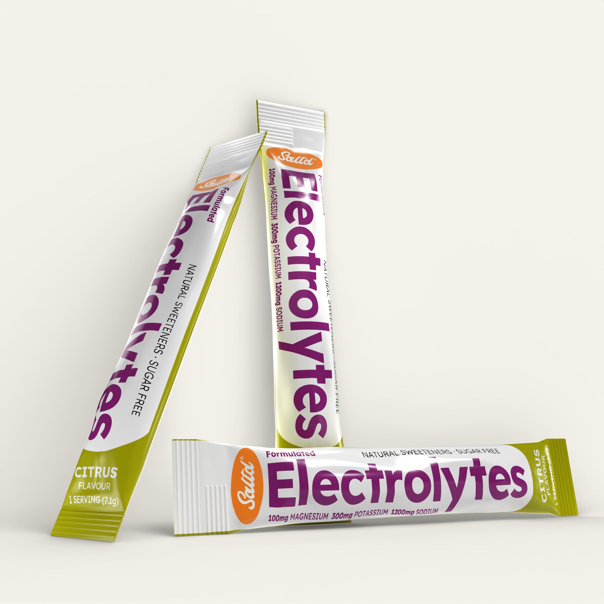 SALTD High Sodium Electrolyte Powder Drink Mix | 1200mg Sodium